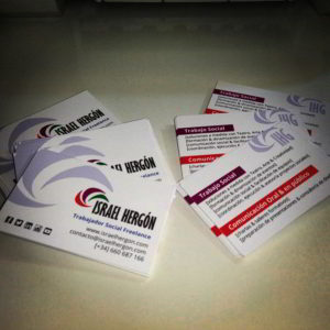 Tarjetas de visita Trabajador Social Freelance Tarjetas de visita Trabajador Social Freelance