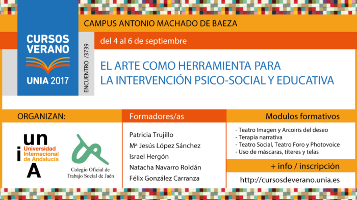 curso-de-teatro-social-curso-verano-unia-cots-jaen Curso de Teatro Social - Curso de Verano UNIA
