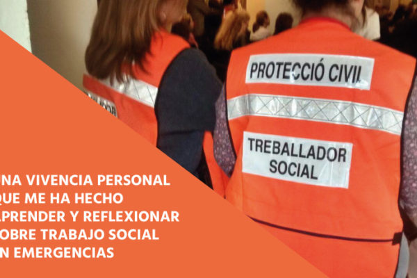 Una anécdota veraniega con una pizca de Trabajo Social en emergencias